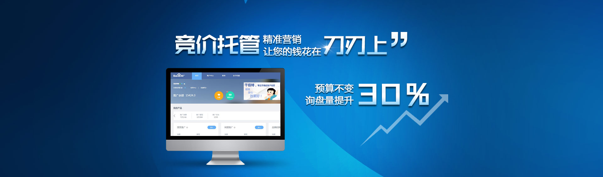 競價托管，精準(zhǔn)營銷讓您的錢花在刀刃上